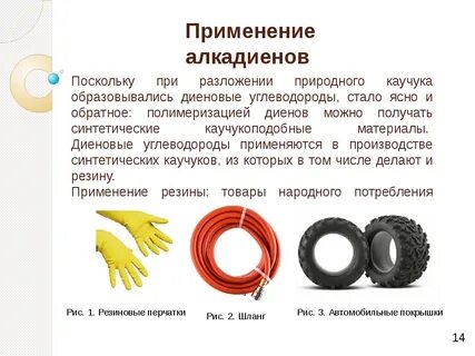Алкадиены применение