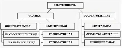 Виды собственности тест