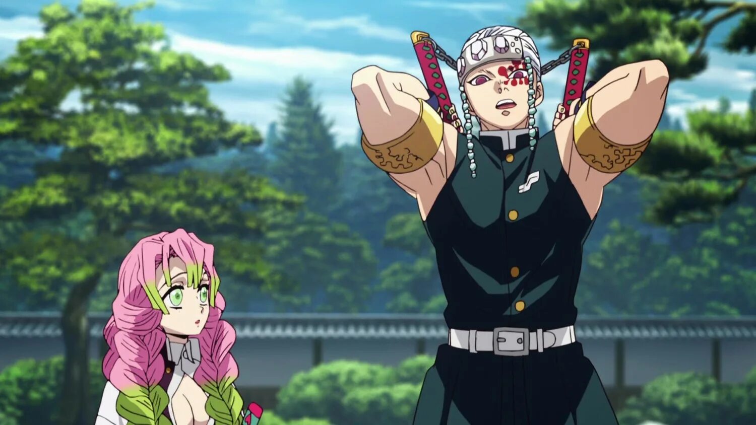 Бог всего блестящего. Клинок рассекающий демонов тенген. Бог всего блестящего. Тенген узуй. Клинок рассекающий демонов сезон.