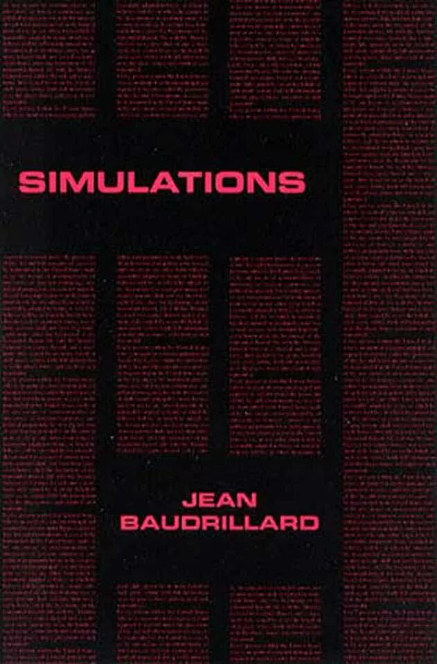 Бодрийяр Симулякры. Simulacra Simulation книга. Симулякры и симуляции книга