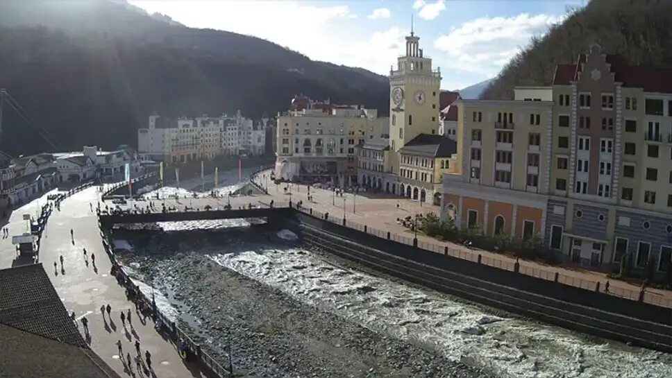 Красная поляна реальное время камеры. Камеры Сочи красная Поляна.