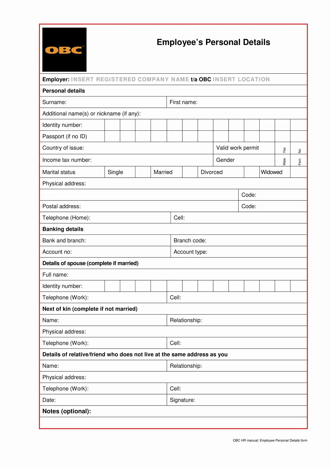 Form template. Authorization form. Employment contract. Personal details. Personal details пример.