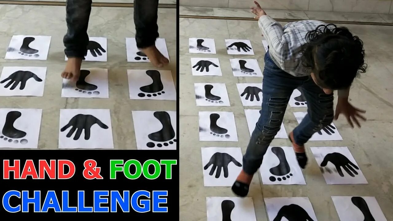 Hand foot ЧЕЛЛЕНДЖ. Hands&feet игра. Kids feet Challenge. Hand and foot game. Игры leg