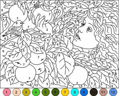 Color by Number Coloring Pages. 