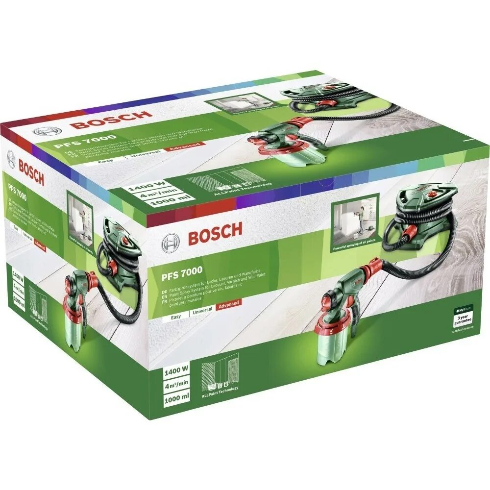 Купить bosch pfs. Bosch PFS 5000e. Краскораспылитель Bosch PFS 5000e. Краскопульт Bosch PFS 5000 E. Двигатель для Bosch PFS 5000 E.