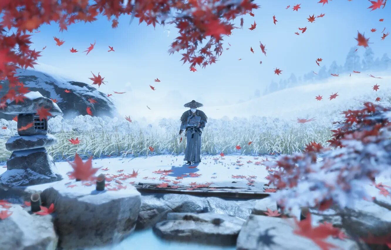 Ghost of tsushima shader model. Ghost of tsushima — самурай. ghost of tsushima сакура. ghost of tsushima арт. призрак цусимы зима.