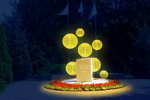 Создаем малые архитектурные формы для города фонари