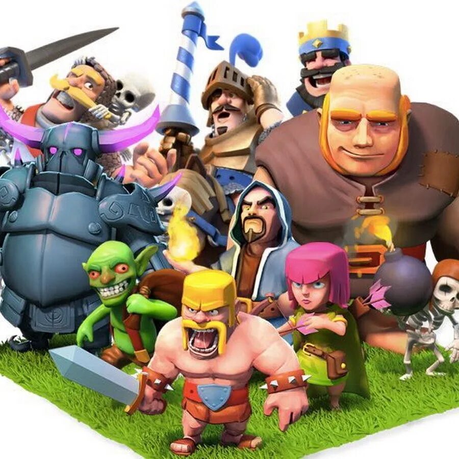 Clash Royale герои. Персонажи из игры Clash of Clans. Бойцы клэш оф кланс. Варвар клещььь оф клееенс. Clash of clans год