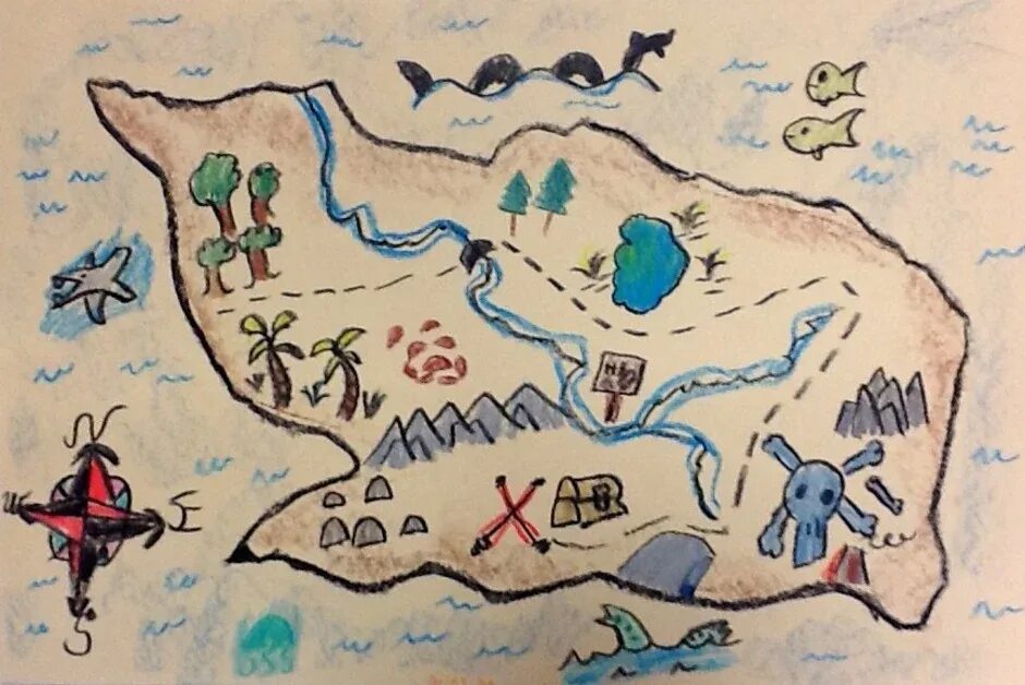 Карта придуманной страны. Карта пиратов для детей. Карта рисунок. Карта сокровищ рисовать. Карта клада для детей.