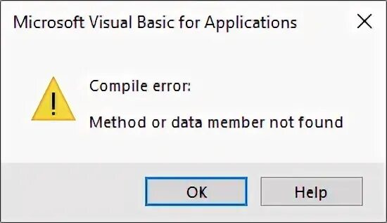 Method not found