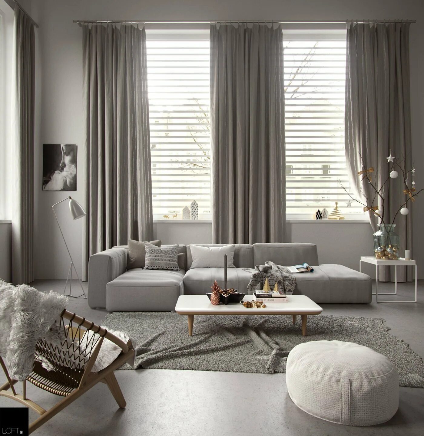 белые шторы в сером интерьере. белые шторы в интерьере. белые шторы в сером интерьере. белые шторы в интерьере спальни. спальня soho 2020.