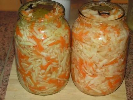 Морковка с уксусом и чесноком