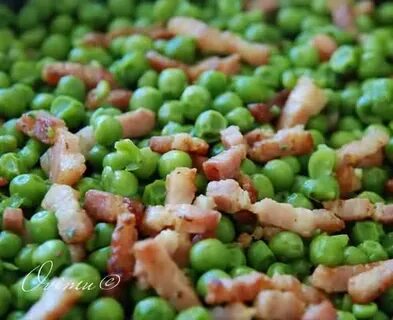 Горох с беконом