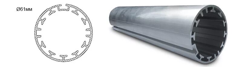 Трубка алюминиевая 38мм. Алюминиевая труба вал 61 для рольштор. Труба 32 мм с пазом (lvt). Труба для рулонных штор. Трубка алюминиевая 38мм.