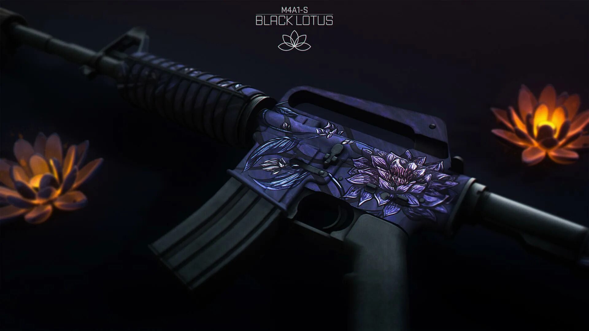 Кс го лотос. Black Lotus ЮСП. Черный Лотос USP КС го. Черный Лотос USP-S Black Lotus. M4a4 s черный Лотос\.