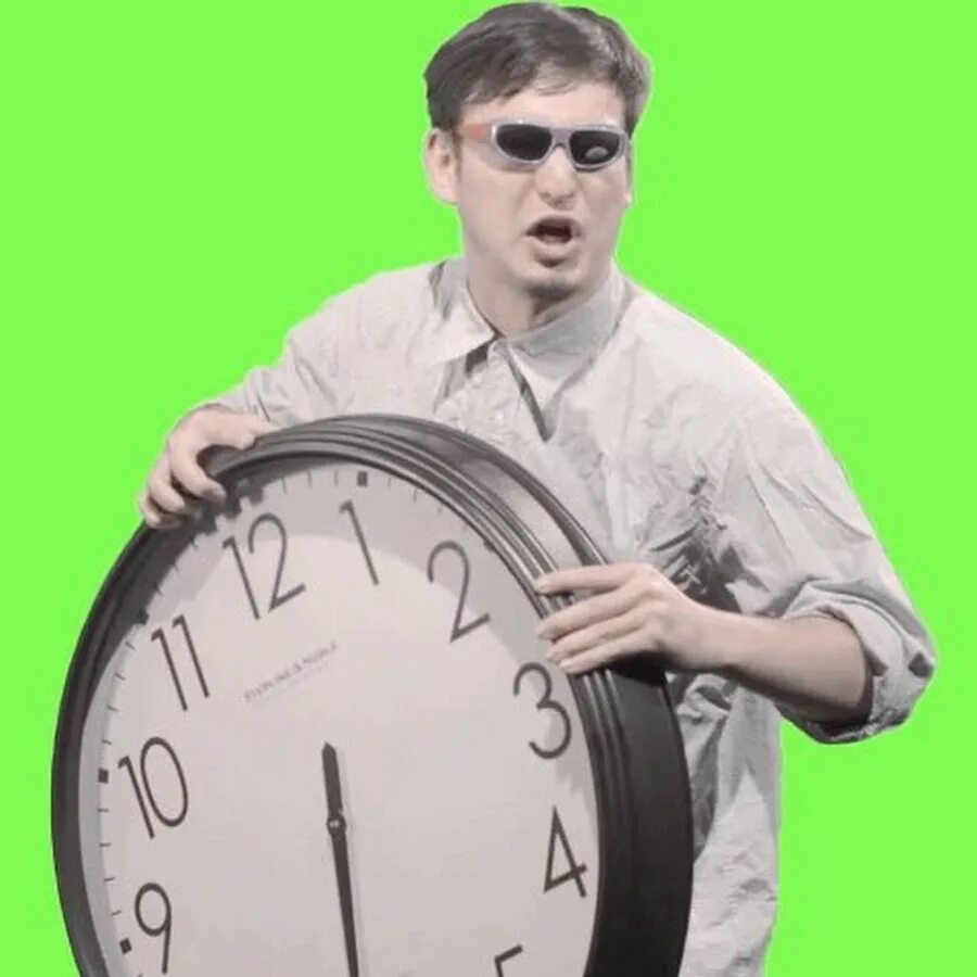 The clock has stopped. Парень с большими часами. Чувак с часами. Чел с часами Мем. Мемы про часы.
