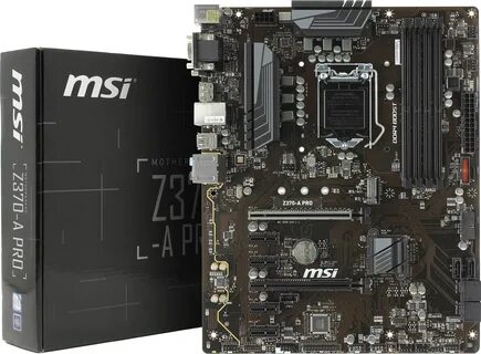 Материнская плата msi z370 a pro