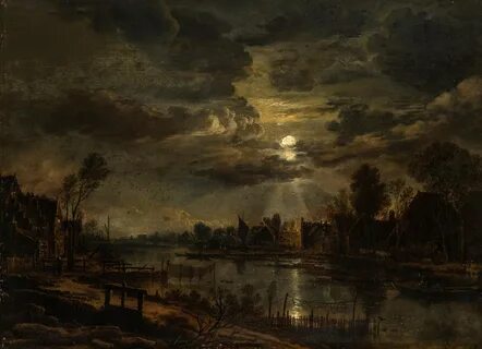 ВАН ДЕР НЕР АРТ Искусство Голландии / Aert van der Neer Dutch Golden Age, Baroqu