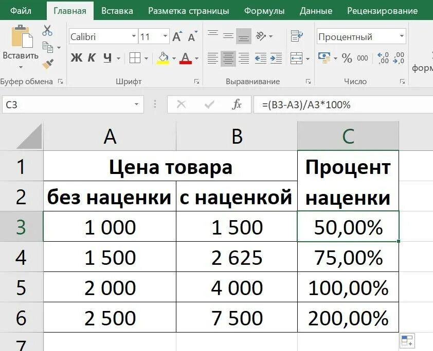 Формула вычисления процентов в excel. Расчет процентов в экселе формула. сумма процентов в excel формула. формула вычисления процента в эксель.