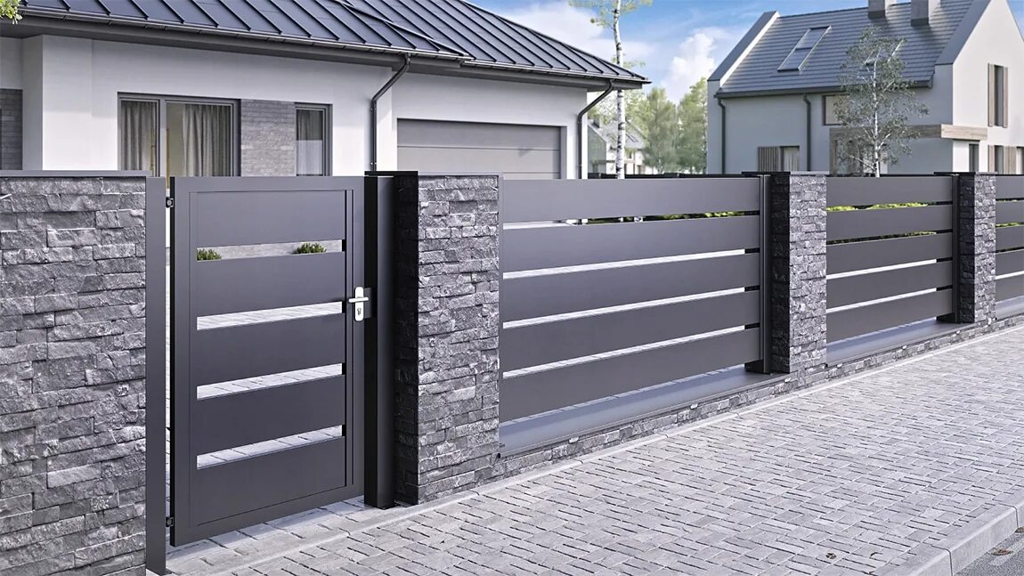 aluCONCEPT - new line of our aluminium fencings Recinzioni, Cancelli, Recinzione