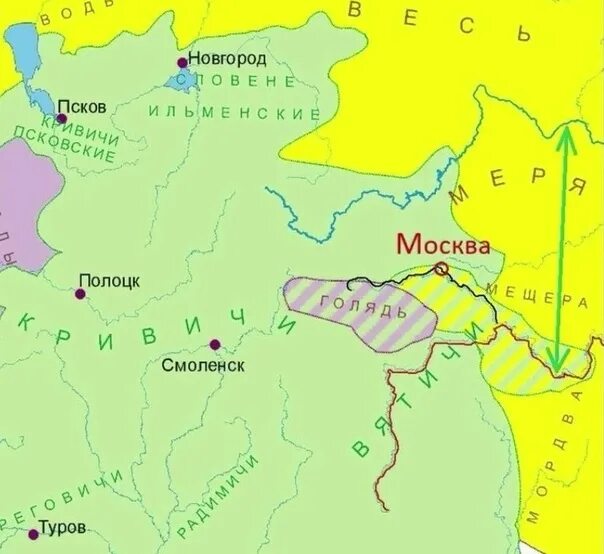Вятичи где они жили