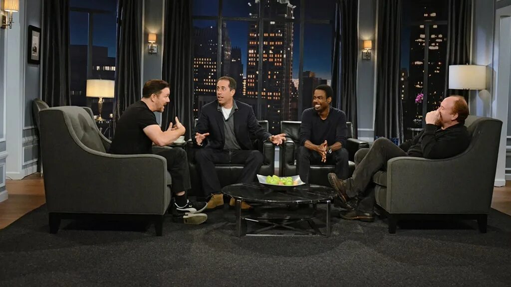 Talk show перевод. The talk сериал. jerry seinfeld и крис рок. talk первый сезон. funny talking.