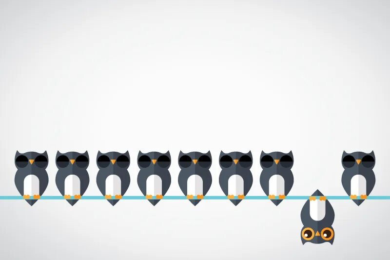 Be different in