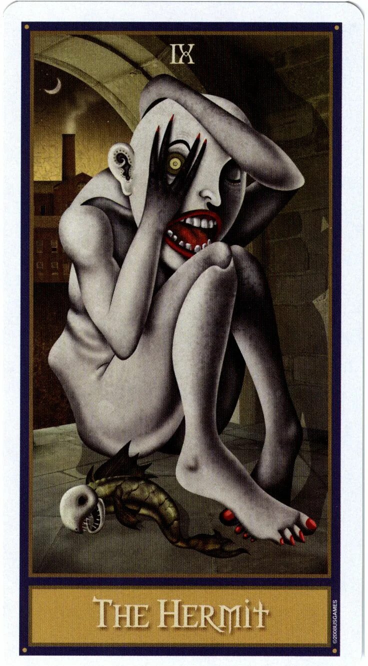Таро отшельник и дьявол. Таро отшельник и дьявол. Колода таро безумной луны галерея. Таро отшельник и дьявол. Девиант мун таро отшельник.