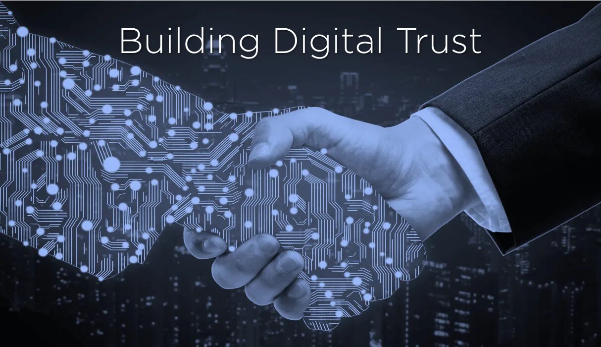 Digital Trust. Trust фон. Build Digital.