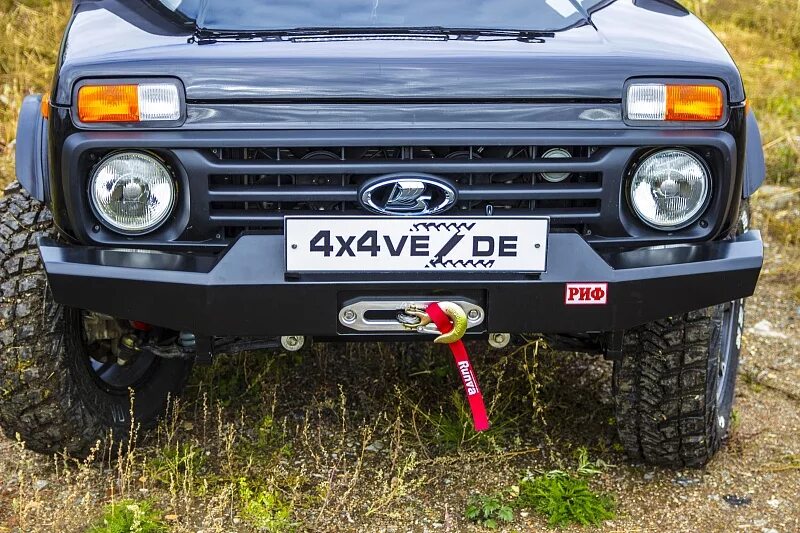 Наш передний СИЛОВОЙ БАМПЕР. - Lada 2329, 1,7 л, 2000 года тюнинг DRIVE2