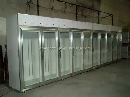 Стеклянные холодильные двери