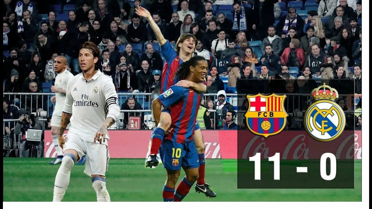 Какой счет мадрид барселона. Реал Мадрид Барселона 11-1. Реал Мадрид Барселона Классико. Эль Классико 2007. Барселона Реал Мадрид 11 0.