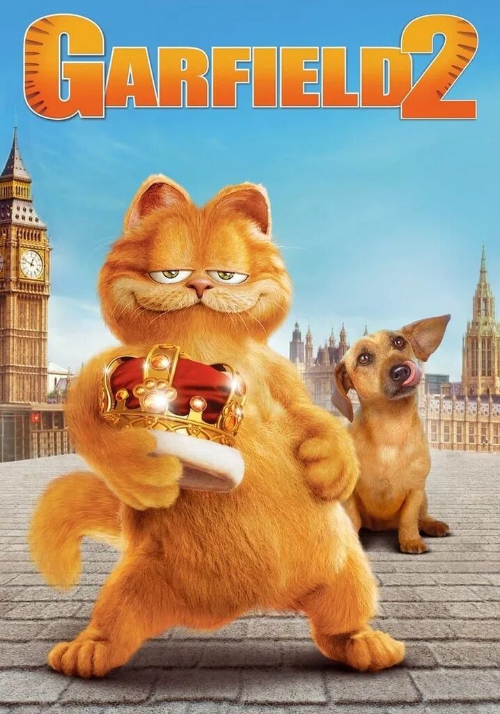 Гарфилд история двух кошечек. Гарфилд 2 фильм постер. Гарфилд 2. Кот гарфилд мультфильм 2. Гарфилд принц.