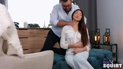 Asian girl meets Doc and finally learns how to squirt.