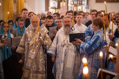 Богослужение казанской иконы божией
