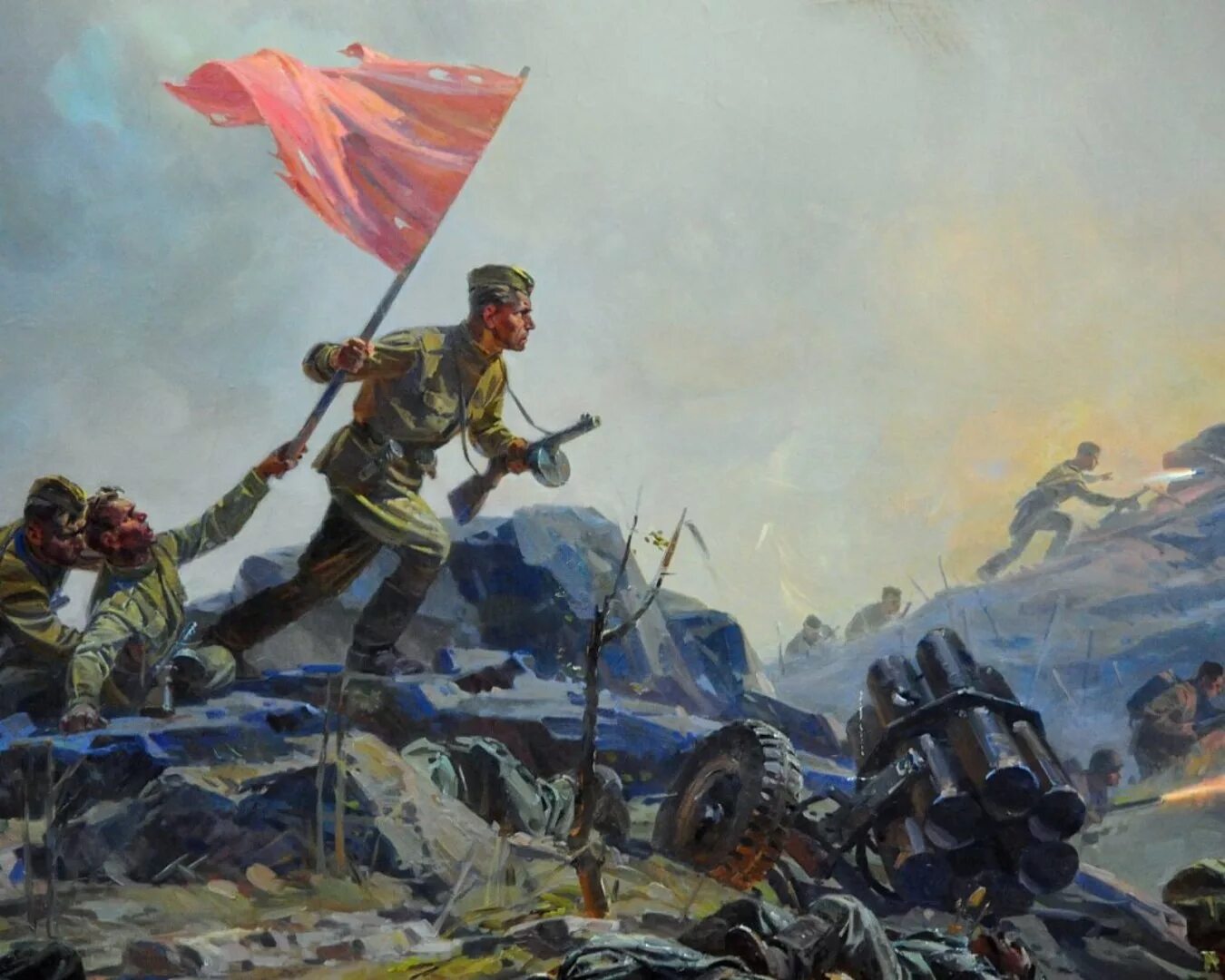 Штурм сапун-горы 7 мая 1944 года. Мальцев штурм сапун-горы. Штурм сапун-горы картина. Диорама штурм сапун-горы.