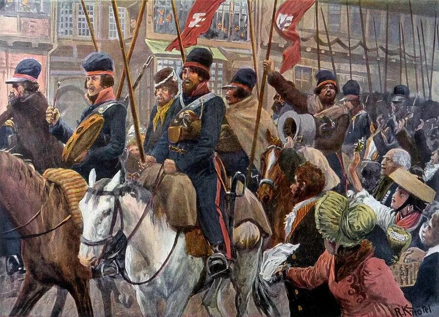 Картина вошли. Русские в Берлине 1813. Казаки в Париже 1813. Русские войска в Берлине 1813. Казаки в Берлине 1813.