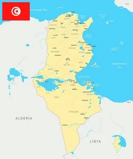 Джерба на карте