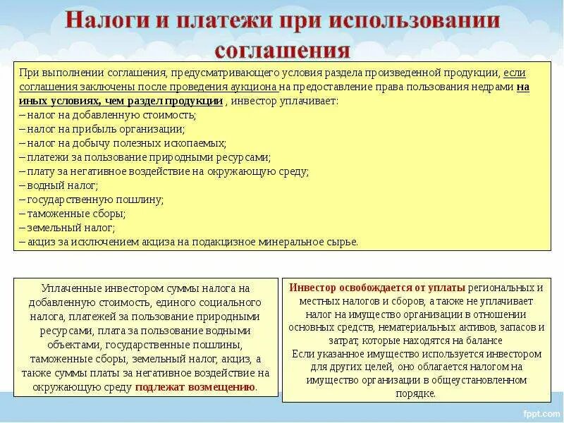 Соглашение о разделе продукции налог. Порядок заключения соглашения о разделе продукции. Налогообложение при соглашении о разделе продукции. Закон о соглашении о разделе продукции.