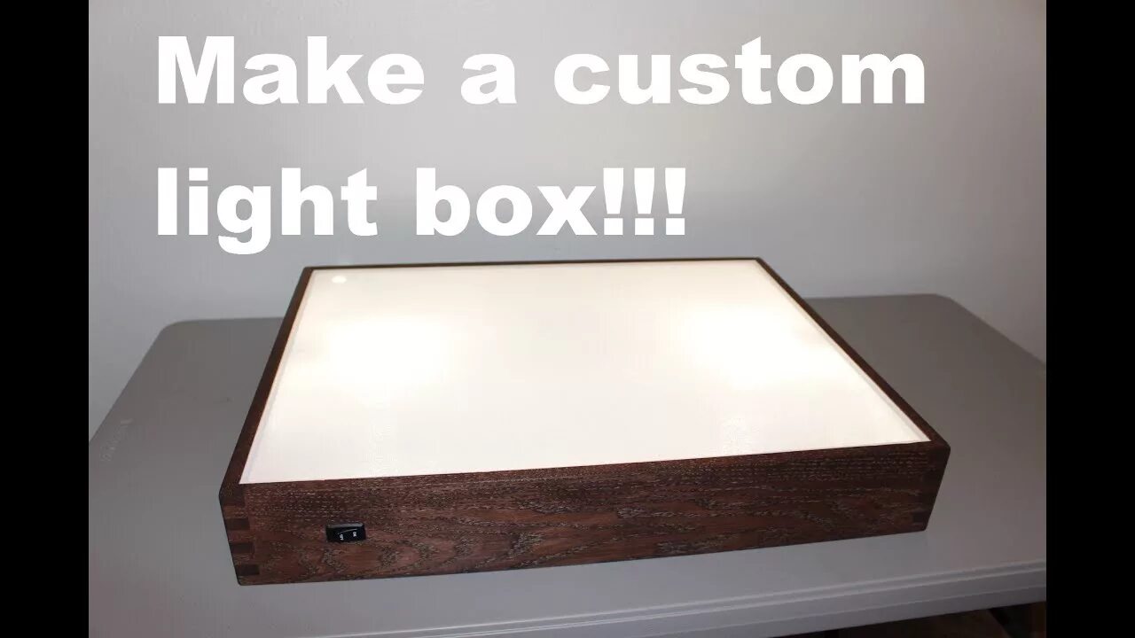 The light is the table. Glass light box. lightbox diy. easy light box. light table.