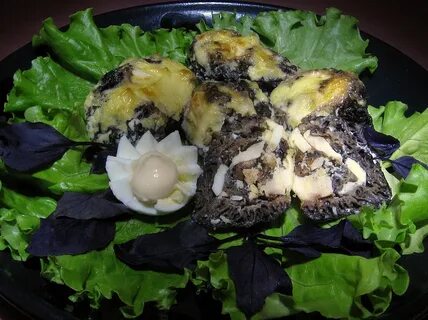 Сморчки с картошкой