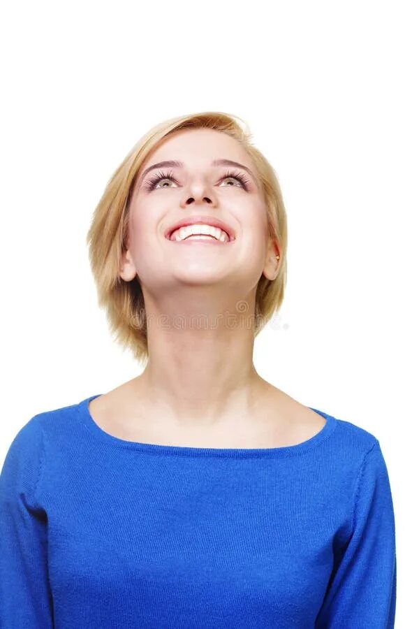Looked up at her