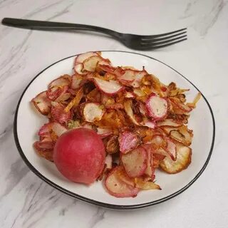 Жареная редиска