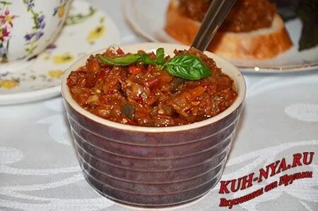 Вкусная домашняя баклажанная икра