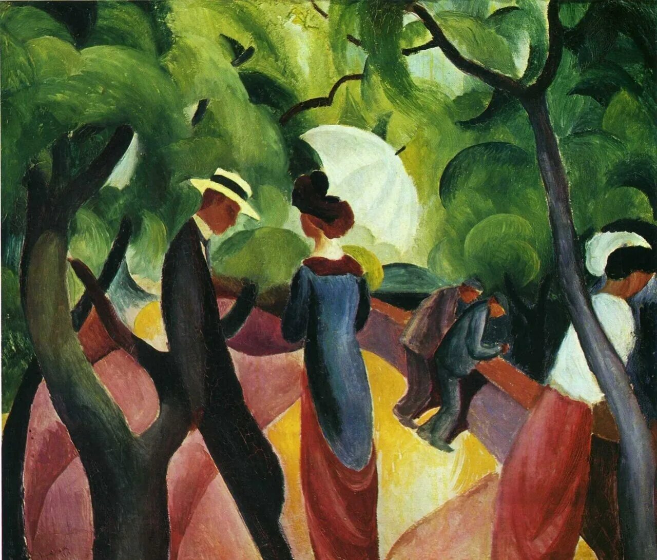 20 апреля художник. Август маке (August Macke, 1887 – 1914)!. August Macke картины. Август маке картины экспрессионизм. Август Макке художник картины.