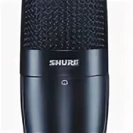Студийный микрофон shure. Микрофон shure sm27, черный.