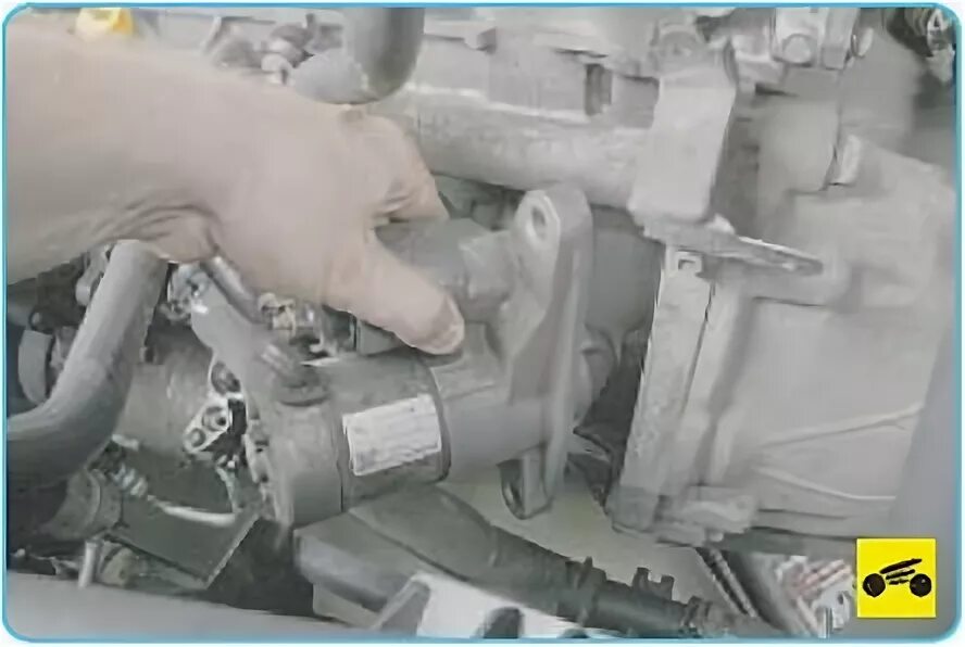 как снять стартер на 10