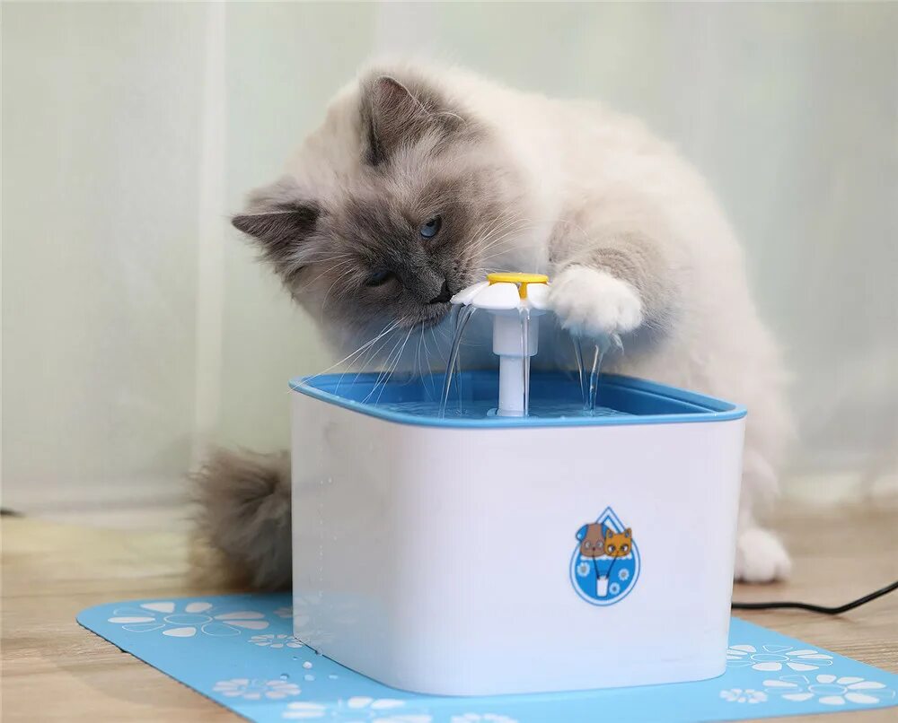 Фонтан-поилка Pet Fountain. Фонтанчик для кошек. Питьевой фонтан для кошек. Поилка фонтан для кошек. Поилка фонтан для кошек купить