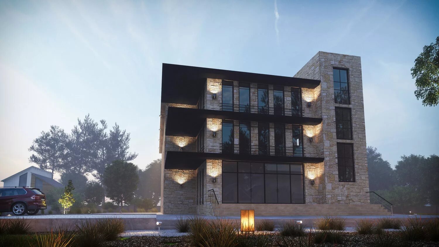 Здание 2 из 6. Современный офис здание 2 этажа. Здание 2 из 6. Двухэтажное здание. Проект офисного здания.