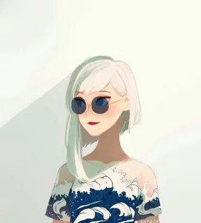 Белая ава арт